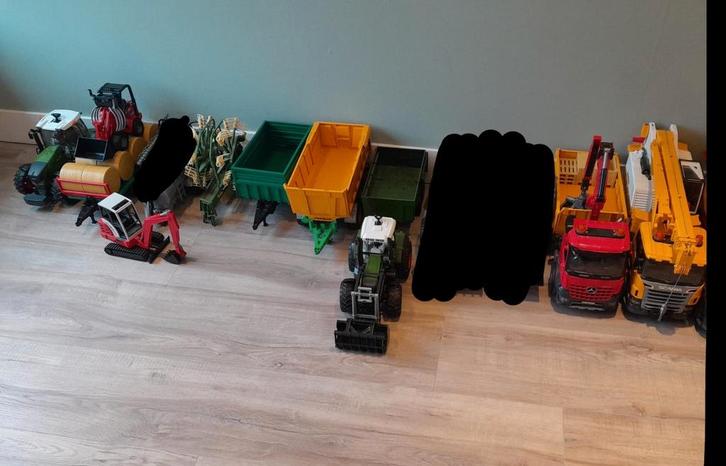 Bruder zeer compleet set te koop!, Kinderen en Baby's, Speelgoed | Speelgoedvoertuigen, Zo goed als nieuw, Ophalen