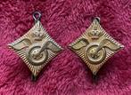 Emblemen Aan en Afvoertroepen militaire leger uniform, Ophalen of Verzenden, Landmacht, Nederland, Embleem of Badge