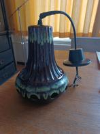 Vintage aardewerk lamp, jaren 60 70, Ophalen