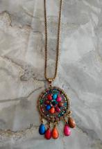 Nieuwe Boho Ketting met Kleurrijke Hanger, Overige materialen, Overige kleuren, Met strass, Nieuw