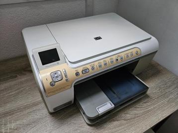HP Photosmart C5280 All-in-One Printer met kleurencartridge! beschikbaar voor biedingen