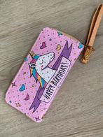 Vrolijke unicorn portemonnee, Ophalen, Zo goed als nieuw, Roze