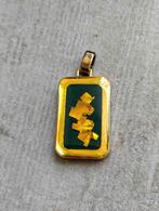 Jules Berthet hanger jaren '80 met bladgoud vlokken in hars, Ophalen of Verzenden, Zo goed als nieuw