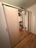 Parelmoer wit kledingkast, Huis en Inrichting, Kasten | Kledingkasten, Ophalen, Gebruikt, 200 cm of meer, Met hangruimte