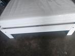 Zgan auping auronde 1000   140x200  incl lattenbodems, Wit, Tweepersoons, Zo goed als nieuw, 200 cm