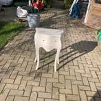 Vintage kastje nachtkastje wit, Antiek en Kunst, Ophalen