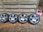 17 inch parabool velgen 5x100 gepolijst, 215 mm, Velg(en), 17 inch, Ophalen of Verzenden