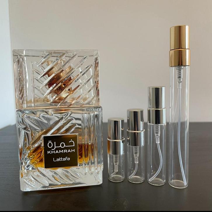 Lataffa Khamrah Eau De Parfum Sample / Tester / Decant, Sieraden, Tassen en Uiterlijk, Uiterlijk | Parfum, Nieuw, Verzenden