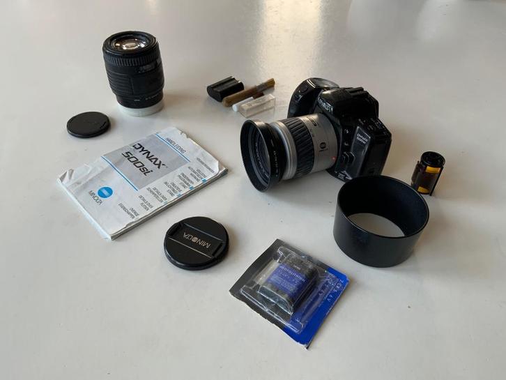 Fotocamera Minolta Dynax 500si, Audio, Tv en Foto, Fotocamera's Analoog, Gebruikt, Spiegelreflex, Minolta, Ophalen of Verzenden
