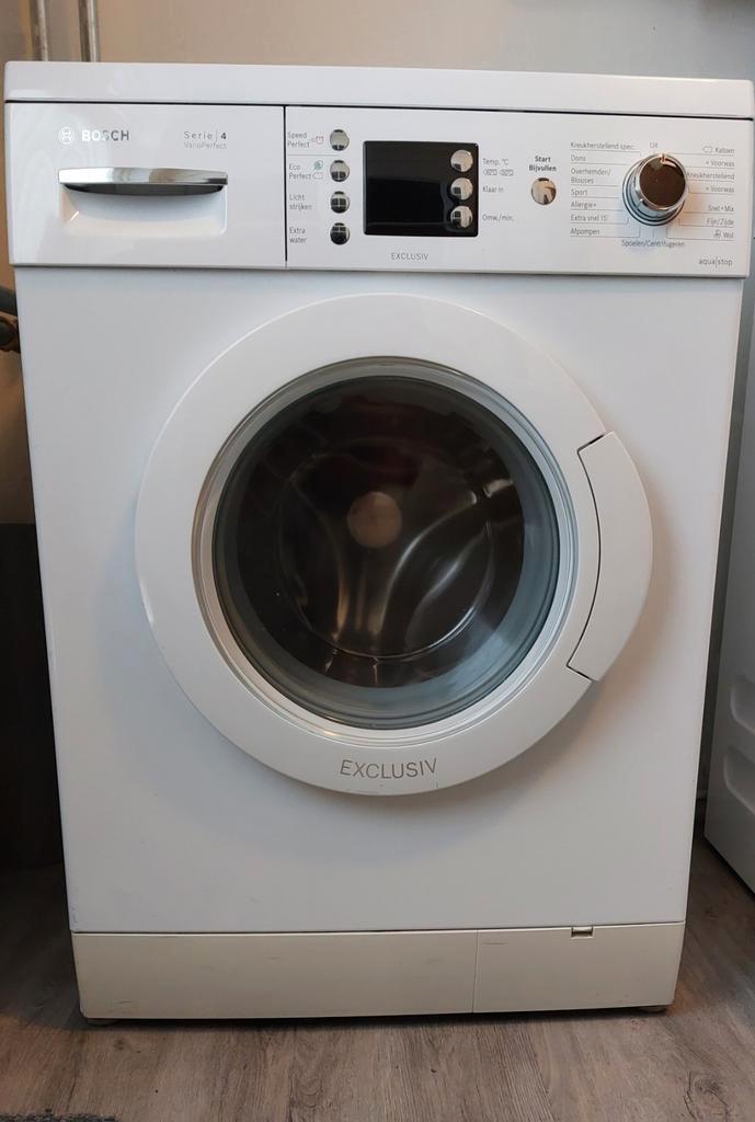 Bosch Serie 4 Exclusiv Wasmachine - Voorlader, Witgoed en Apparatuur, Wasmachines, Gebruikt, Voorlader, 6 tot 8 kg, 85 tot 90 cm