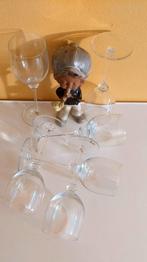 6 Vintage Christinenhutt e CRH6 wijnglas 20 cm kristal, Antiek en Kunst, Antiek | Glas en Kristal, Ophalen of Verzenden