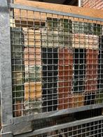 Glazuur estrikken 14x14 32M2 geel, groen, zwart, bruin GAAF!, Ophalen, 50 tot 150 cm, Zo goed als nieuw, 10 m² of meer