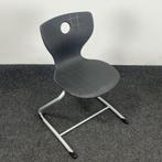 Zwartgrijze Schoolstoel - PantoSwing Lupo | M Kuipzitting, Ophalen, Gebruikt, Kunststof, Eén