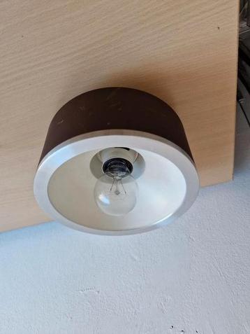 Vintage plafond of wandlamp cirkel rond chroom space age beschikbaar voor biedingen
