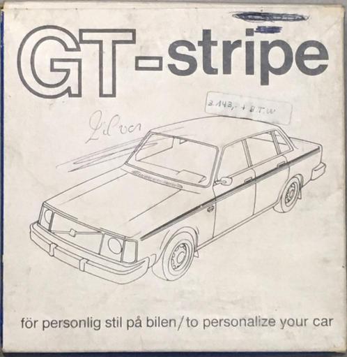 Incomplete set. Volvo GT-striping v, 4-deurs 144 244 zilver, Auto diversen, Auto-accessoires, Nieuw, Ophalen of Verzenden