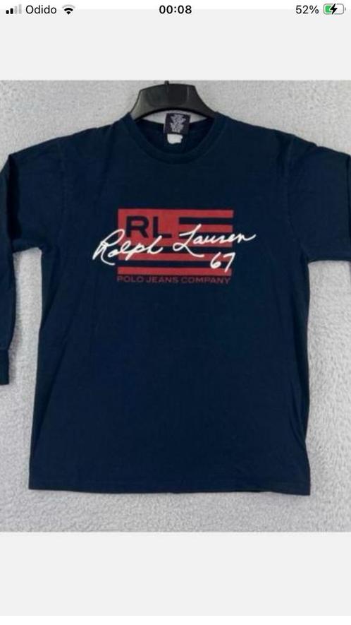 Stoer Polo Ralph Lauren Shirt Jeugd - XL - Donker Blauw, Kleding | Heren, T-shirts, Zo goed als nieuw, Maat 56/58 (XL), Blauw