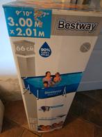 Bestway Zwembad 300x200x66 + Intex Pomp, Ophalen, Gebruikt, Opzetzwembad, 200 tot 400 cm