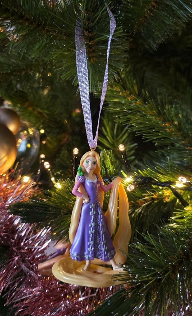 Disney prinses Rapunzel kerst ornament hanger kerstbal, Verzamelen, Disney, Nieuw, Ophalen of Verzenden