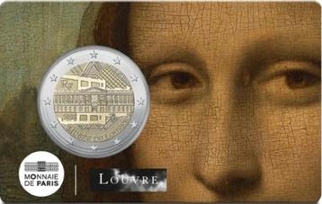 Speciale 2 Euro FRANKRIJK 2025 "Museum des Louivre" coincard beschikbaar voor biedingen