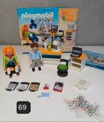Playmobil city life ziekenhuis oogarts 70197 in doos, Ophalen of Verzenden, Zo goed als nieuw, Complete set