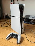PlayStation 5 Console Slim met doos- Disk Edition - 1 TB, Ophalen of Verzenden, Zo goed als nieuw