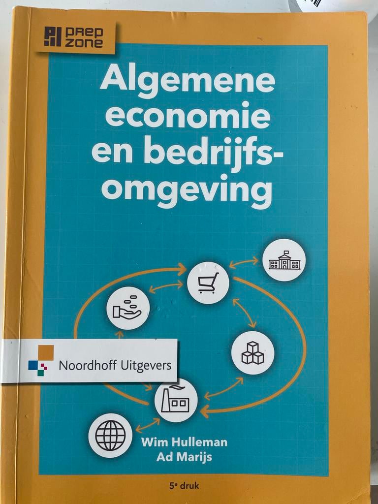 Algemene Economie en Bedrijfsomgeving - 5e druk, Boeken, Ophalen of Verzenden, Beta, Zo goed als nieuw, HBO
