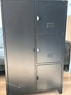 Karwei Jax Kast - Zwart - metalen locker, Ophalen, Gebruikt, 100 tot 150 cm, 50 tot 100 cm