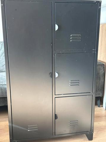 Karwei Jax Kast - Zwart - metalen locker beschikbaar voor biedingen