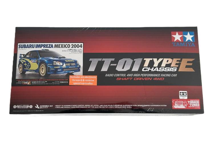 Tamiya 47372 1/10 RC Subaru Impreza WRX 2004 (TT-01E), Hobby en Vrije tijd, Modelbouw | Radiografisch | Auto's, Nieuw, Auto onroad