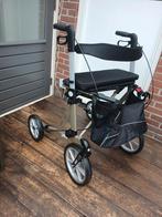 Rollator met tas en rugsteun lichtgewicht, Ophalen, Opvouwbaar