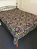 Tweepersoonsbed 140x200, Huis en Inrichting, Slaapkamer | Bedden, Ophalen, Gebruikt, Zwart, Tweepersoons