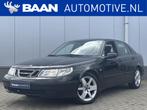 Saab 9-5 2.0t Linear | Lage km stand! | (bj 2005, automaat), Stof, 4 cilinders, 150 pk, Zwart