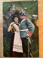 Militaire reclamekaart speelgoedwinkel Rotterdam, Verzamelen, Ophalen of Verzenden, Landmacht, Nederland, Overige typen