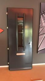 Nieuwe Hardhouten Voordeur met Kozijn & Zijlicht, Doe-het-zelf en Verbouw, Deuren en Horren, Ophalen, 80 tot 100 cm, Nieuw, Buitendeur