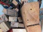 HARDHOUT HAARDHOUT balkjes gedroogd, Tuin en Terras, Haardhout, Minder dan 3 m³, Ophalen of Verzenden, Eikenhout, Blokken