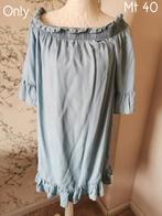 Nieuw : Only jurkje in zachte spijkerstof (mt 40), Maat 38/40 (M), Blauw, Nieuw, Ophalen of Verzenden