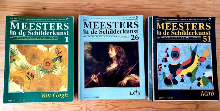 Meesters in de Schilderkunst/kunst tijdschriften/schilderen, Antiek en Kunst, Kunst | Overige Kunst, Ophalen of Verzenden