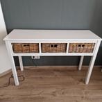 Sidetable hout, Huis en Inrichting, Tafels | Sidetables, Ophalen, 100 tot 150 cm, Zo goed als nieuw, 25 tot 50 cm