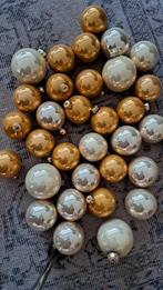 Set kerstballen in de kleuren goud en champagne, Diversen, Kerst, Ophalen