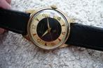 horloge jaren 70 pracht wijzerplaat automatic goud, Overige merken, Staal, Met bandje, Polshorloge