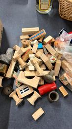 Houten blokken etc, Kinderen en Baby's, Speelgoed | Houten speelgoed, Ophalen of Verzenden, Gebruikt, Overige typen