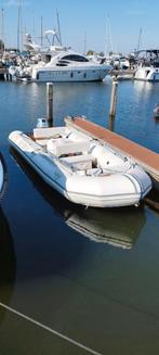 Zodiac mk 4 met 30 pk 2 takt Suzuki motor +kalftrailer, Ophalen, Gebruikt, Zodiac, Hout