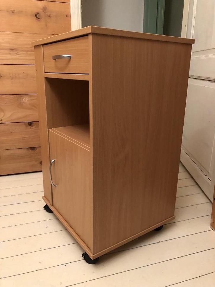 Nachtkast met tafeltje voor zorgbed, Diversen, Verpleegmiddelen, Zo goed als nieuw, Ophalen
