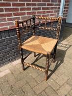 Antieke bobbin stoel hoekmodel, Antiek en Kunst, Antiek | Meubels | Stoelen en Banken, Ophalen of Verzenden