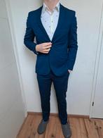 Donkerblauw pak (jas maat 46 - broek maat 48), Kleding | Heren, Kostuums en Colberts, Blauw, Ophalen of Verzenden, Zo goed als nieuw