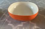 Mepal Rosti Vintage Schaal Oranje/Wit, Kunststof, Gebruikt, Schaal, Ophalen of Verzenden
