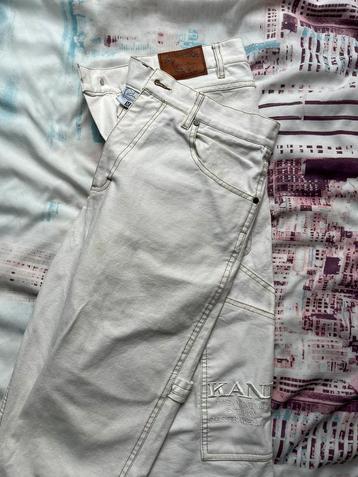 Karl Kani Vintage White Jeans beschikbaar voor biedingen