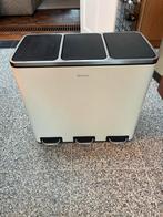 Afvalscheidingsprullenbak - 54 Liter (3x18L), Ophalen, Met pedaal, 50 tot 75 cm, 40 liter of meer