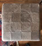 LEDEREN POEF, Huis en Inrichting, Banken | Voetenbanken en Poefen, Ophalen, Rond, Minder dan 50 cm, Minder dan 50 cm