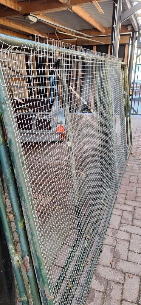 8 stuks tuinschermen, Tuin en Terras, Tuinhekken en Hekwerk, Zo goed als nieuw, Tuinhek, IJzer, Ophalen